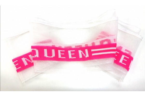 Подвяз Розовый трикотаная сетка Queen