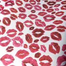 Оксфорд 600D  Розовые губы